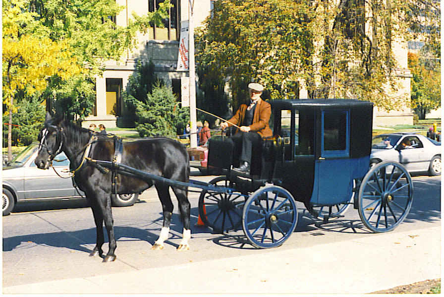 Brougham carriage & James
